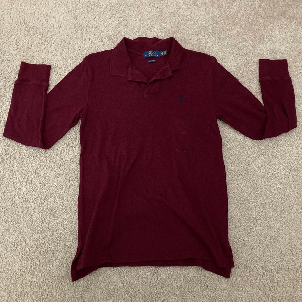 Boys Polo Ralph Lauren Long Sleeve Classic-Fit Polo Shirt